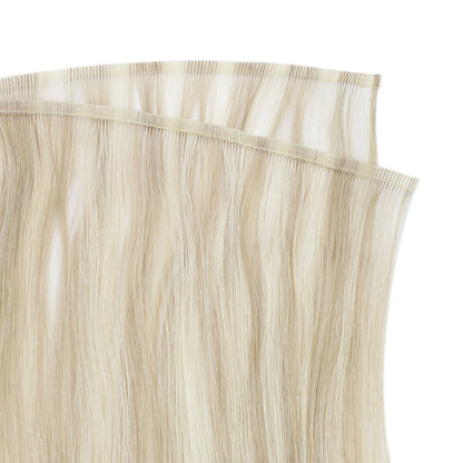 intact cuticle virgin flat weft hair extensions human hair