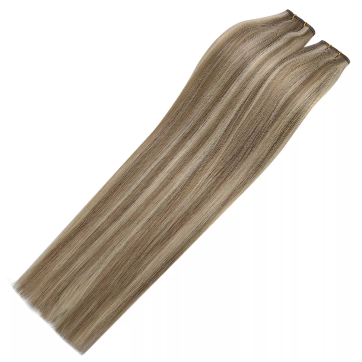 sew in hair extensions flat silk weft highlight color