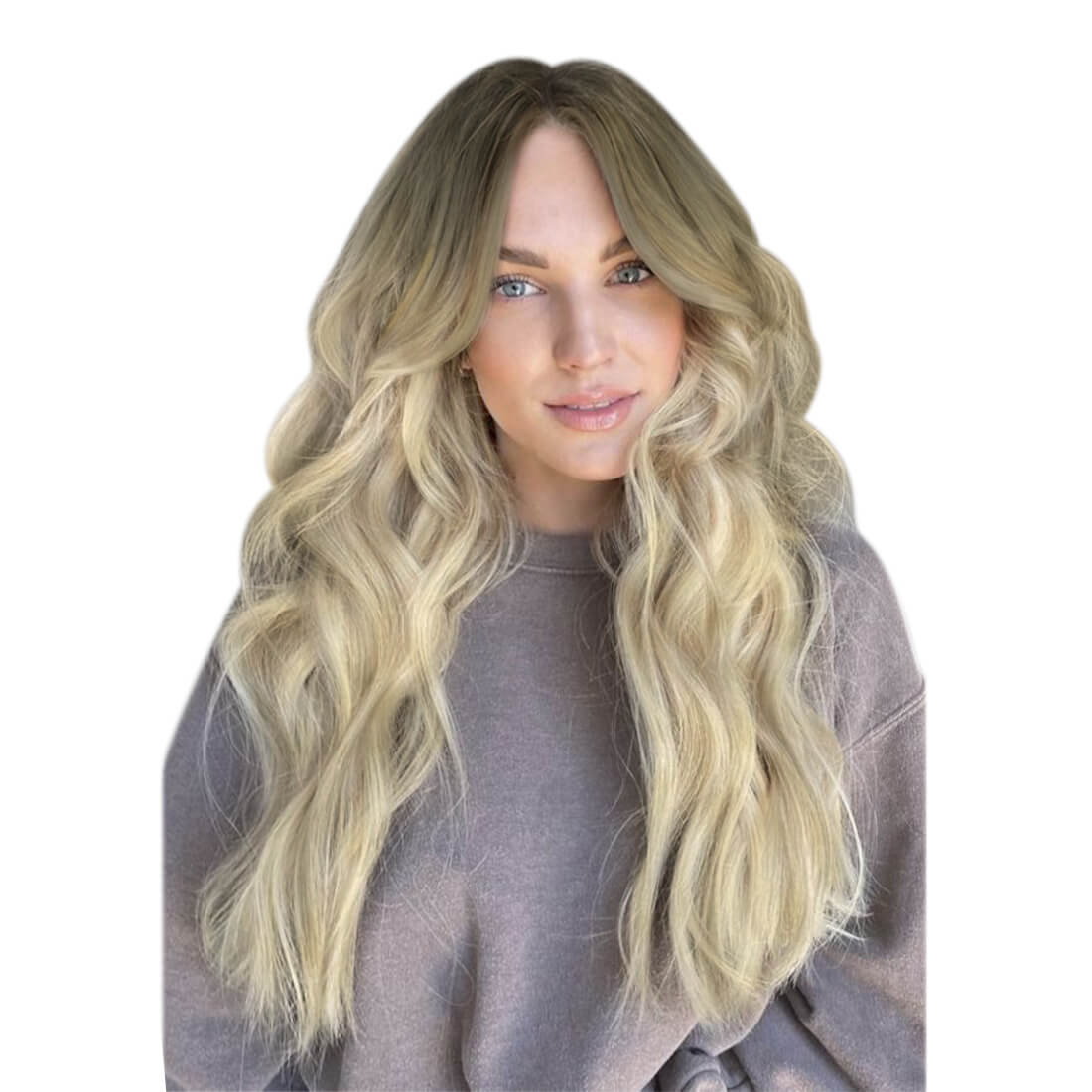 [40% OFF] Virgin Tape in Human Hair Extensions Balayage Blonde Hair#4/7/80