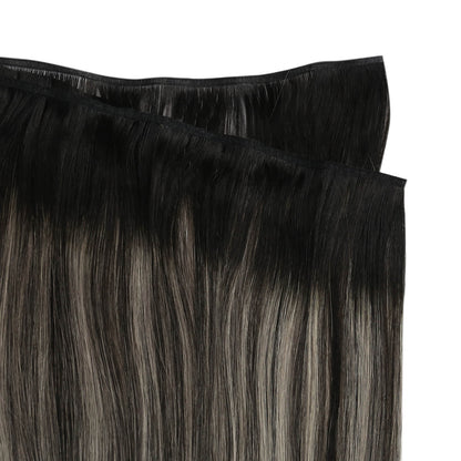 22inch flat weft hair extensions human hair
