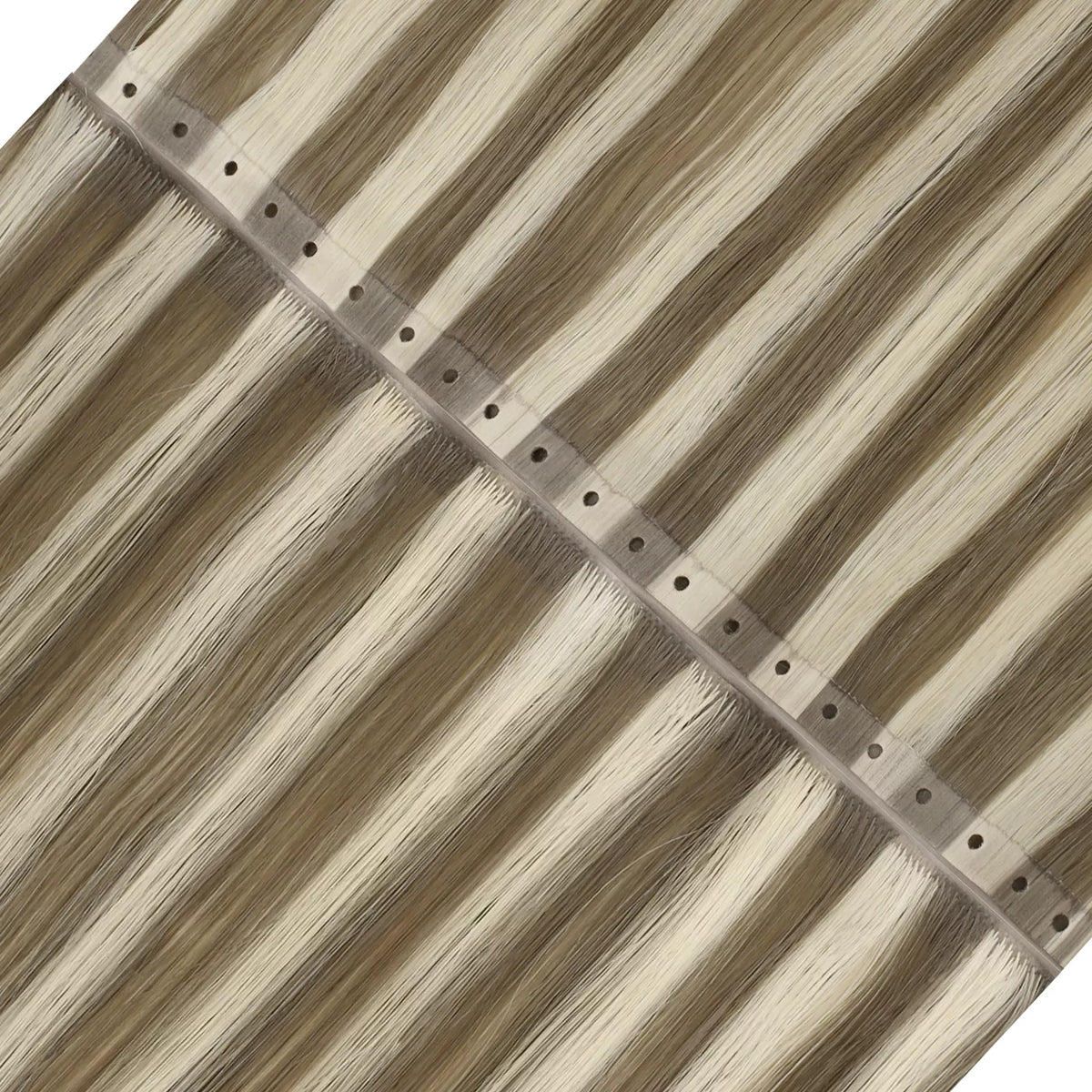 invisible injected weft extensions butterfly weft