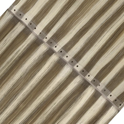 invisible injected weft extensions butterfly weft