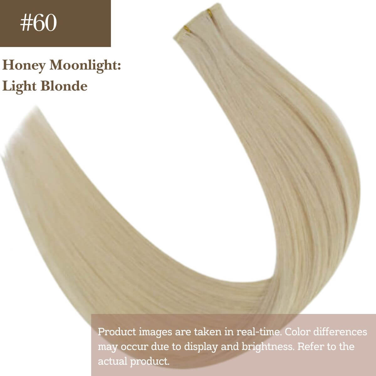 [40% OFF] Sunny Hair 16 Inch Genius Weft Extensions Virgin Human Hair Blonde#60